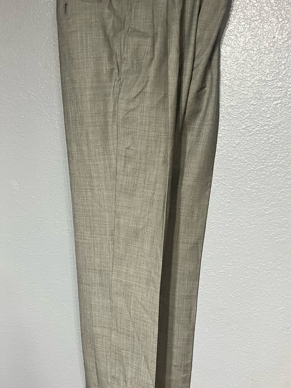 Richard Harris men's dress pant 34r 31 length brown/grey neutral